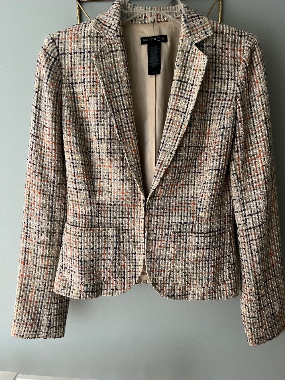 Kenneth Cole tweed blazer size 2